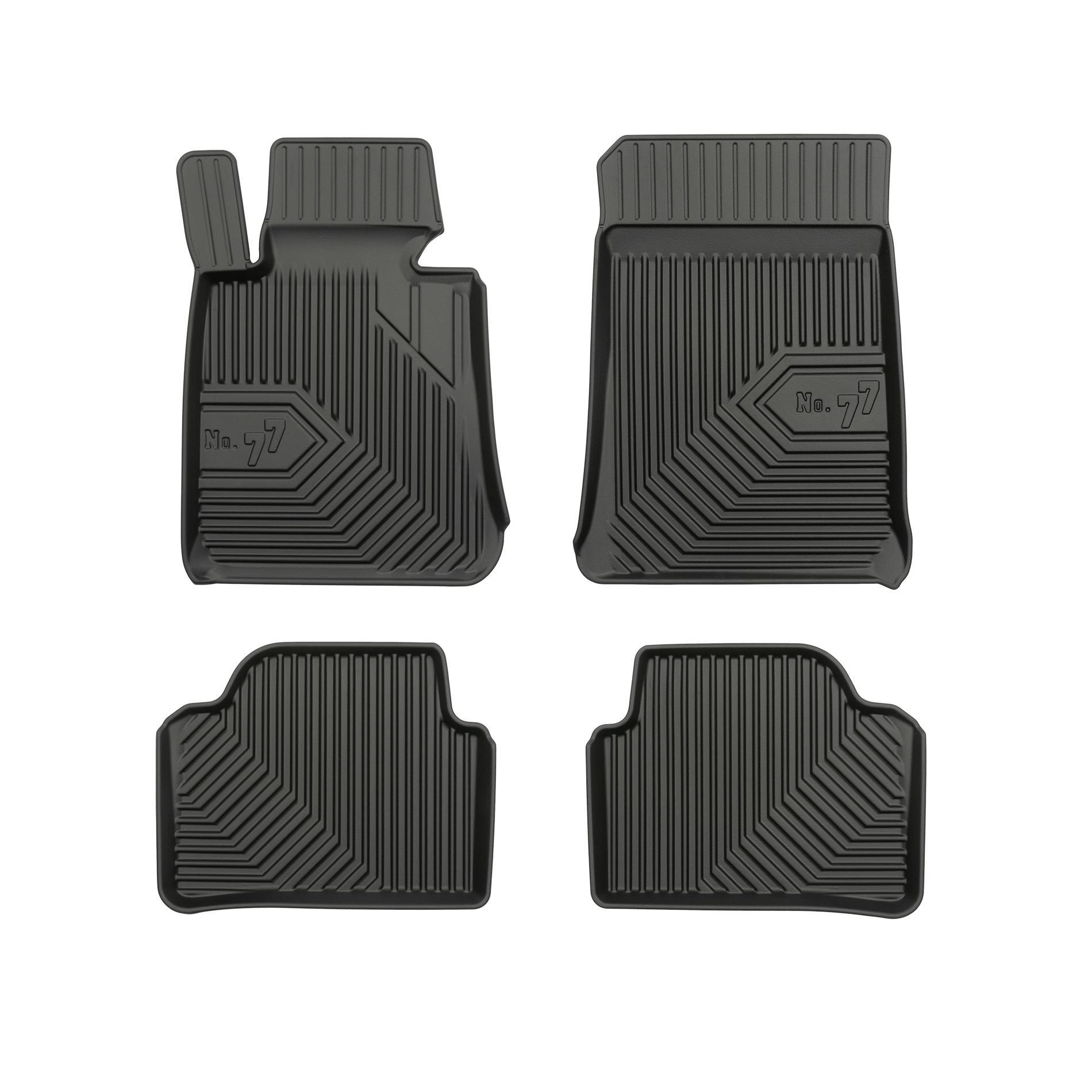 PACK 4 TAPETES BORRACHA NO.77 BMW Série 3 E90 SEDAN 2004-2012