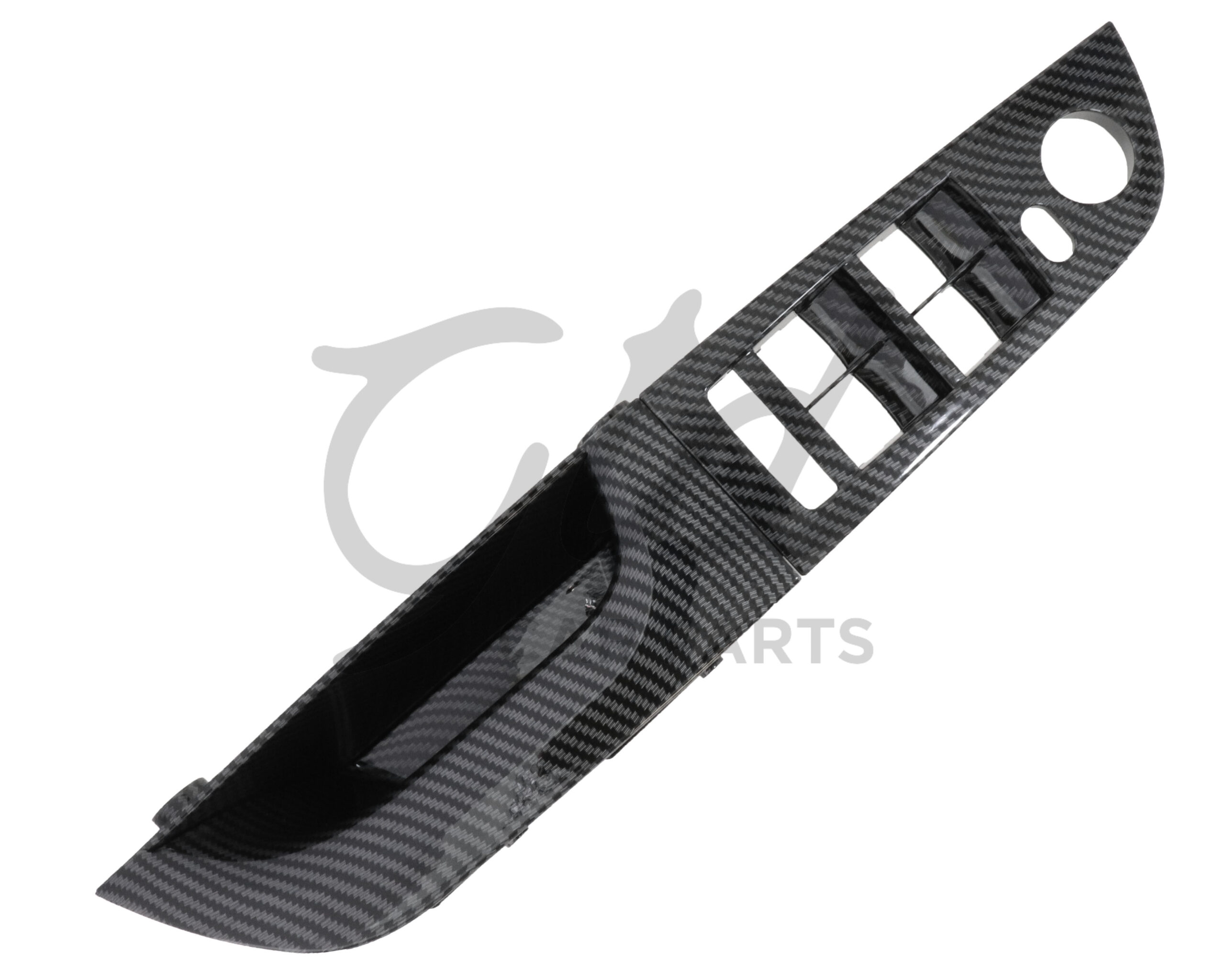 Puxador Condutor BMW Série 3 E90 E91 E92 Carbono 35.5cm S/ Esp. Rebatível