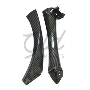 Puxador Preto Efeito Carbono Esquerdo BMW Série 3 E90 E91 2005-2012