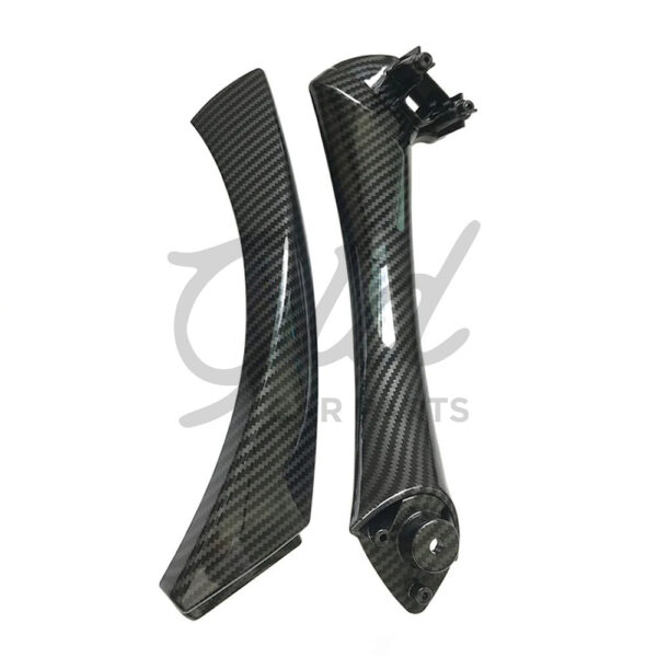 Puxador Preto Efeito Carbono Esquerdo BMW Série 3 E90 E91 2005-2012