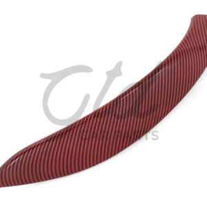 Capa Puxador Esquerdo Frontal / Traseira Vermelho Efeito Carbono BMW Série 3/4 F30 F31 F32 F36 2012-2017