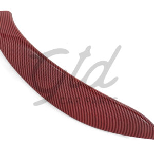 Capa Puxador Direito Frontal / Traseira Vermelho Efeito Carbono BMW Série 3/4 F30 F31 F32 F36 2012-2017