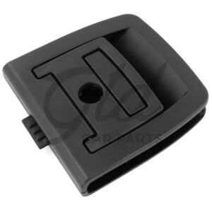 Puxador Tampa da Mala Preto BMW X5 X6 E70 E71 2007-2013 C/ Fechadura