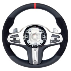 VOLANTE ALCANTARA VERMELHO PACK M BMW SÉRIE G TODOS OS MODELOS