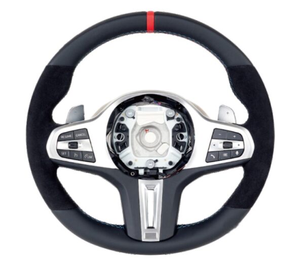 VOLANTE ALCANTARA VERMELHO PACK M BMW SÉRIE G TODOS OS MODELOS