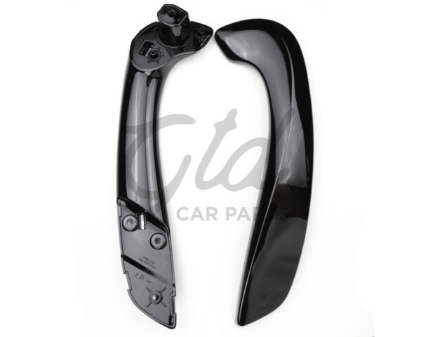 Puxador Frontal Esquerdo Preto Brilhante Renault Megane III Fluence 2008-2016