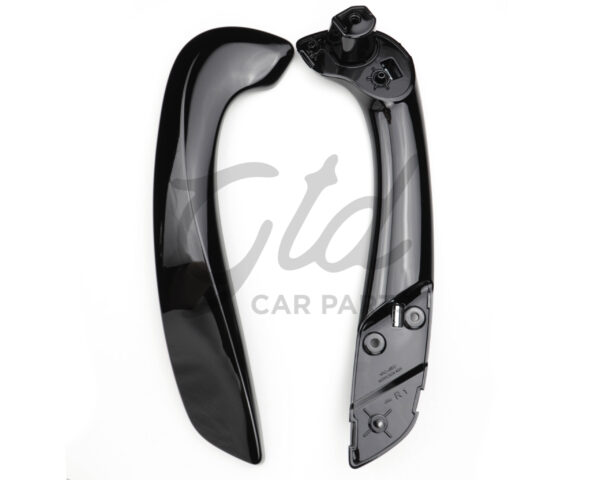 Puxador Frontal Direito Preto Brilhante Renault Megane III Fluence 2008-2016