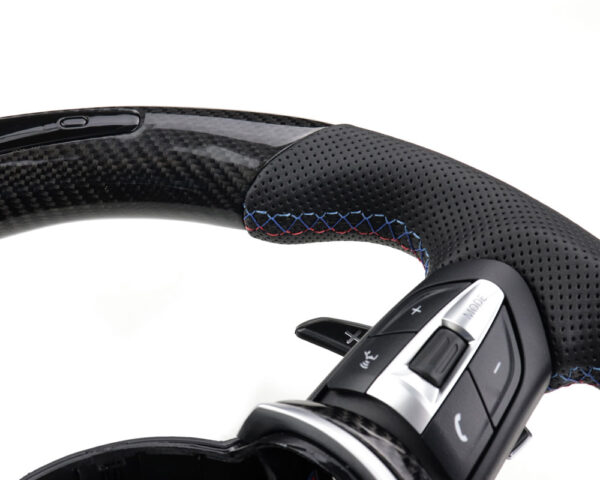 VOLANTE CARBONO C/ DISPLAY BMW SÉRIE 1 2 3 4 X1 X2 X3 X4 X5 X6 F20 F21 F31 F32 F34 F36 F15 F16 2012-2022 - Image 6