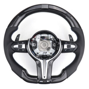 VOLANTE CARBONO C/ DISPLAY BMW SÉRIE 1 2 3 4 X1 X2 X3 X4 X5 X6 F20 F21 F31 F32 F34 F36 F15 F16 2012-2022