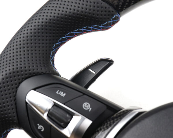 VOLANTE CARBONO C/ DISPLAY BMW SÉRIE 1 2 3 4 X1 X2 X3 X4 X5 X6 F20 F21 F31 F32 F34 F36 F15 F16 2012-2022 - Image 8