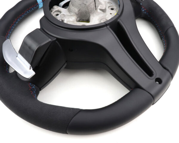 VOLANTE PACK M RISCA AZUL BMW SÉRIE 1 2 3 4 X1 X2 X3 X4 X5 X6 F20 F21 F31 F32 F34 F36 F15 F16 2012-2022 - Image 4
