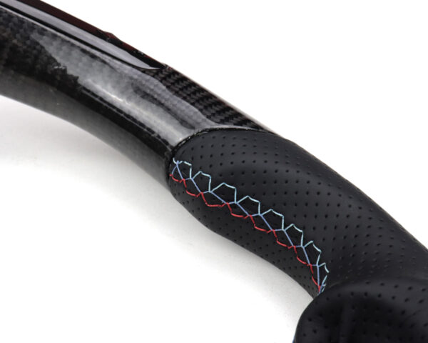 VOLANTE CARBONO C/ DISPLAY BMW SÉRIE 1 2 3 4 X1 X2 X3 X4 X5 X6 F20 F21 F31 F32 F34 F36 F15 F16 2012-2022 - Image 5