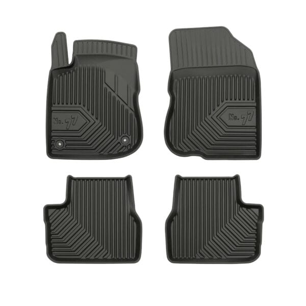 PACK 4 TAPETES BORRACHA NO.77 PEUGEOT 208 I 2012-2019