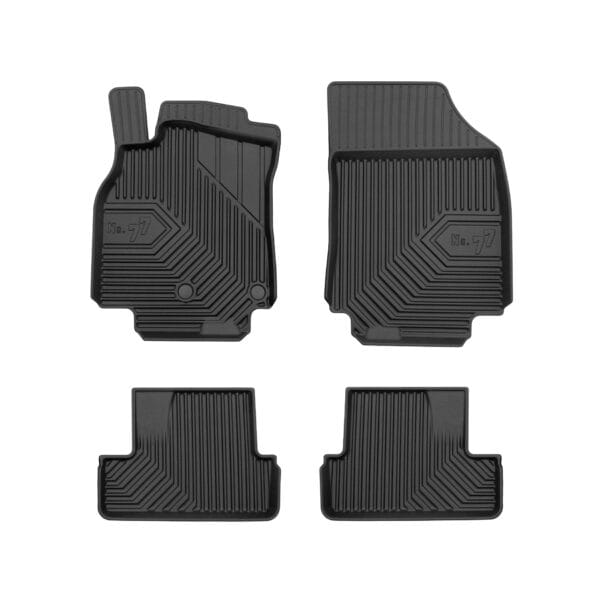 PACK 4 TAPETES BORRACHA NO.77 RENAULT MEGANE III COUPE 2002-2009