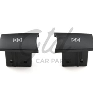 BOTÕES RÁDIO &apos;&apos;SETAS&apos;&apos; PRETO MATTE MERCEDES-BENZ CLASSE C E GLK W204 2009-2016 MODELO A
