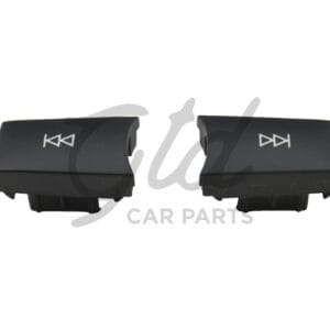 BOTÕES RÁDIO ”SETAS” PRETO MATTE MERCEDES-BENZ CLASSE A B E GLA GLK ML GL CL A GLK CLS SLC MODELO C