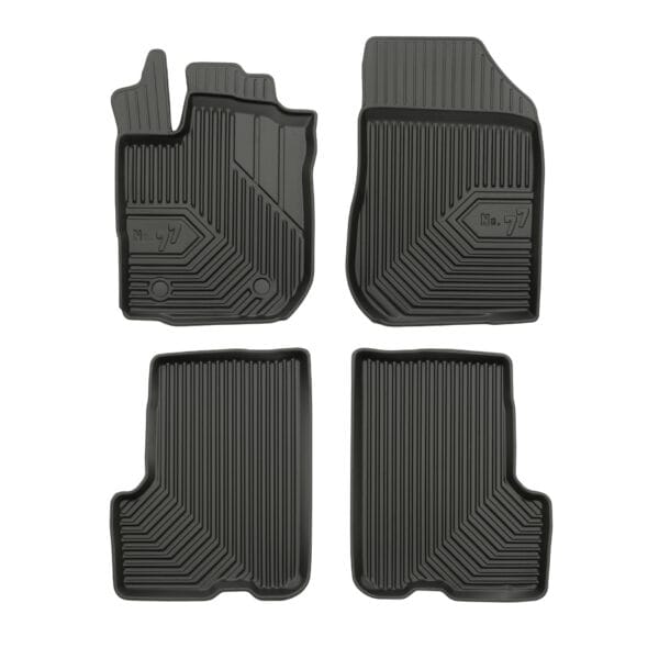 PACK 4 TAPETES BORRACHA NO.77 DACIA LOGAN MCV I 2006-2013