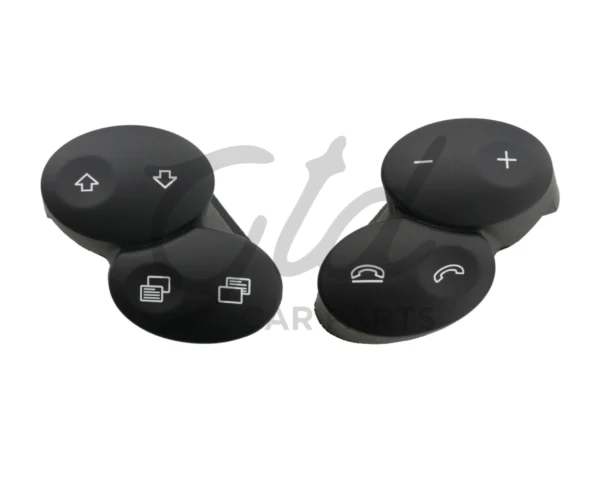 Botões Volante Preto Mercedes-Benz Class C CLS CLK W211 W219 W209 2001-2011