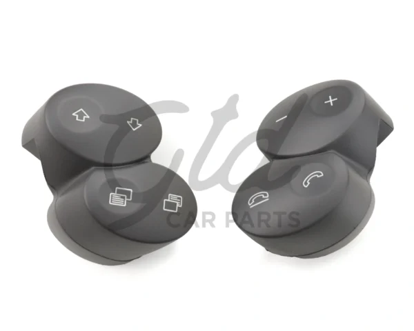 Botões Volante Cinza Escuro Mercedes-Benz Class C CLS CLK W211 W219 W209 2001-2011 - Image 2
