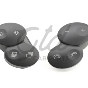 Botões Volante Cinza Escuro Mercedes-Benz Class C CLS CLK W211 W219 W209 2001-2011