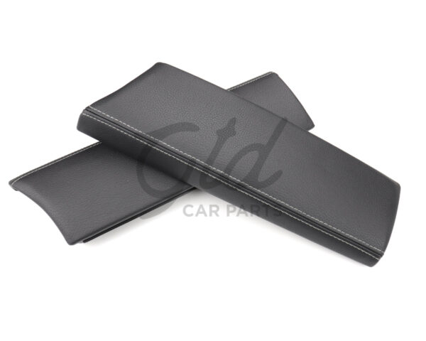 Apoio de Braço Preto / Costura Branca Consola Central Mercedes-Benz Classe C GLC W205 W253 2014-2022 - Image 2