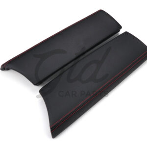 Apoio de Braço Preto / Costura Vermelha Consola Central Mercedes-Benz Classe C GLC W205 W253 2014-2022