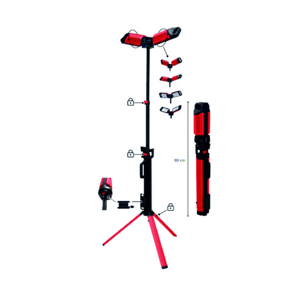 Projetor Led Powerhand com Tripé 1500/5000 Lm