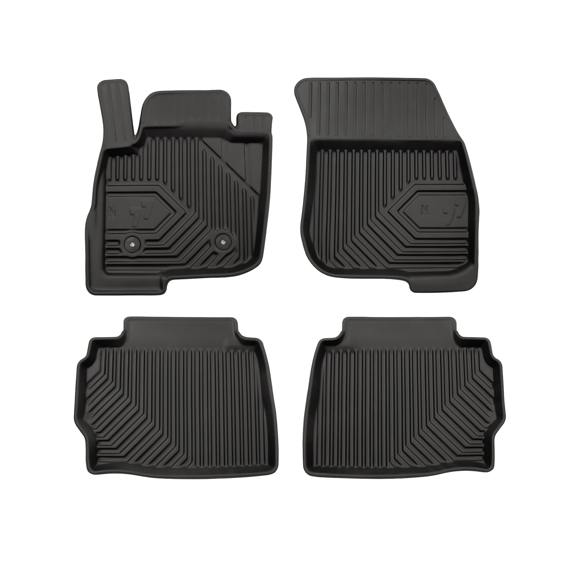 PACK 4 TAPETES BORRACHA NO.77 FORD MONDEO V 2014-2022
