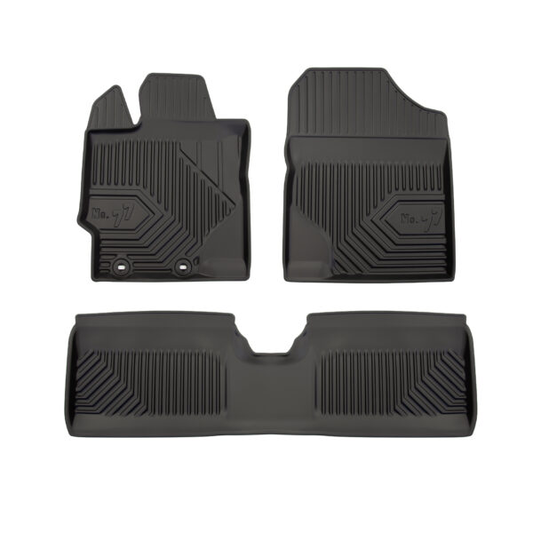 PACK 3 TAPETES BORRACHA NO.77 TOYOTA YARIS III 2011-2020