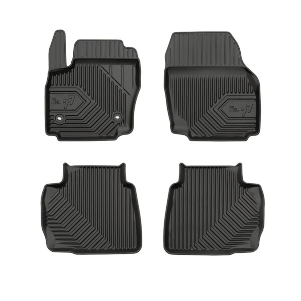 PACK 4 TAPETES BORRACHA NO.77 FORD MONDEO IV 2007-2014 VERSÃO 2