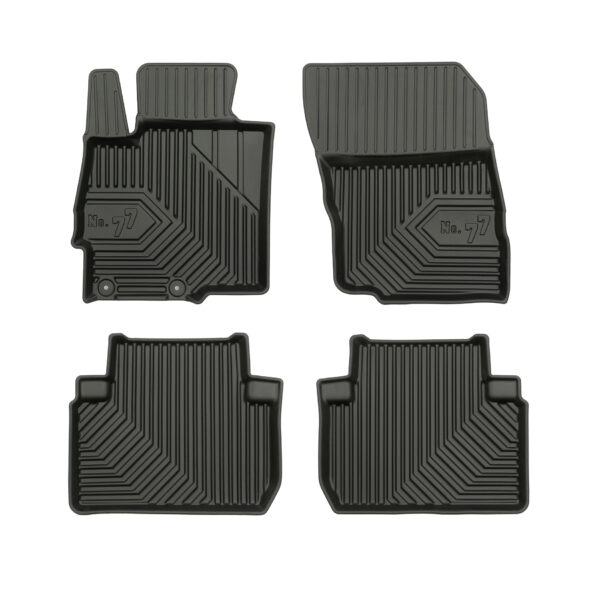 PACK 4 TAPETES BORRACHA NO.77 MITSUBISHI ECLIPSE CROSS 2018-> VERSÃO 1