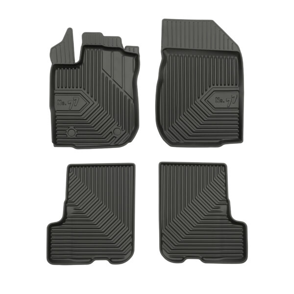 PACK 4 TAPETES BORRACHA NO.77 DACIA SANDERO II 2012-2020