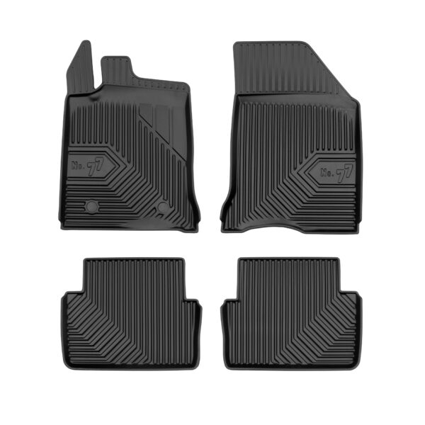 PACK 4 TAPETES BORRACHA NO.77 RENAULT LAGUNA II 2001-2007