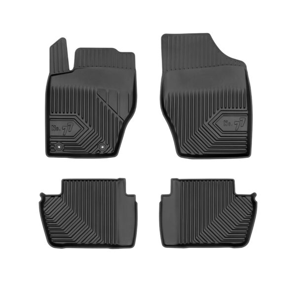 PACK 4 TAPETES BORRACHA NO.77 PEUGEOT 307 2001-2008 CARRINHA