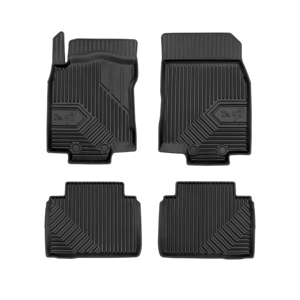 PACK 4 TAPETES BORRACHA NO.77 NISSAN X-TRAIL III 2017-2021