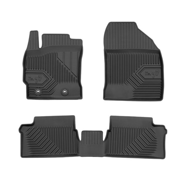PACK 3 TAPETES BORRACHA NO.77 TOYOTA AURIS II 2012-2018
