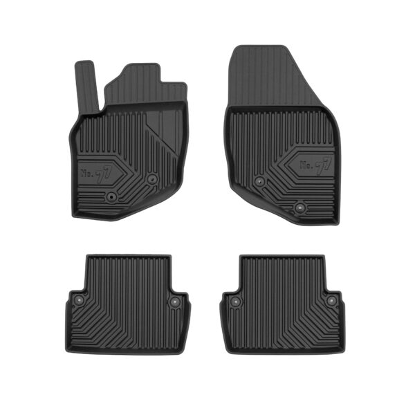 PACK 4 TAPETES BORRACHA NO.77 VOLVO V70 II CARRINHA 2000-2007