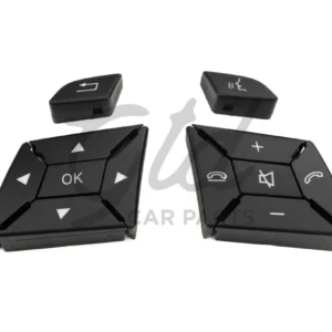 Botões Volante Preto Mercedes-Benz Classe ML GL Classe G W166 W463 2011-2018 Versão 1