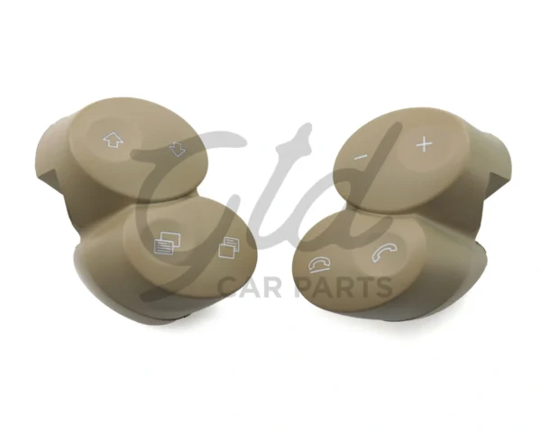 Botões Volante Bege Mercedes-Benz Class C CLS CLK W211 W219 W209 2001-2011 - Image 2