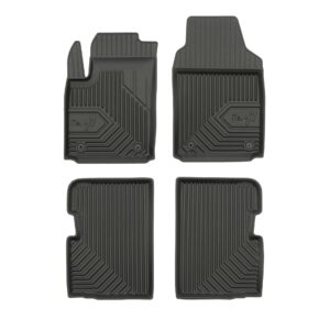 PACK 4 TAPETES BORRACHA NO.77 FIAT 500 2007->