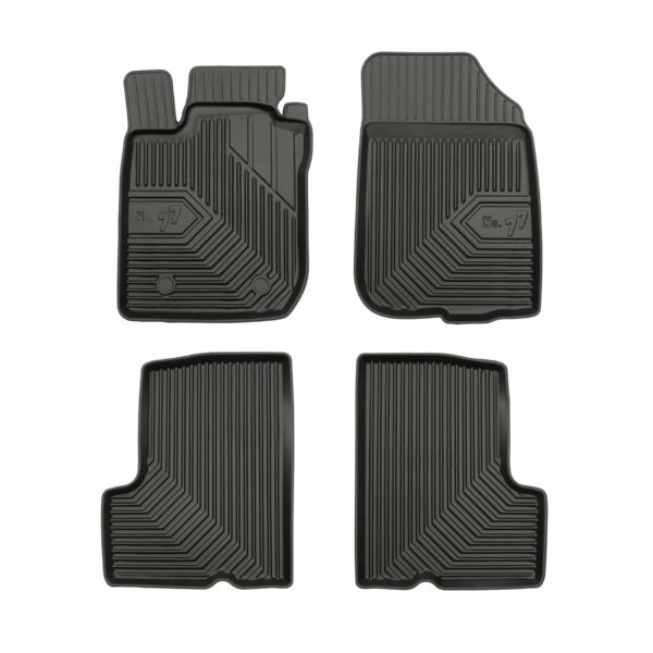 PACK 4 TAPETES BORRACHA NO.77 DACIA DUSTER I 2010-2013