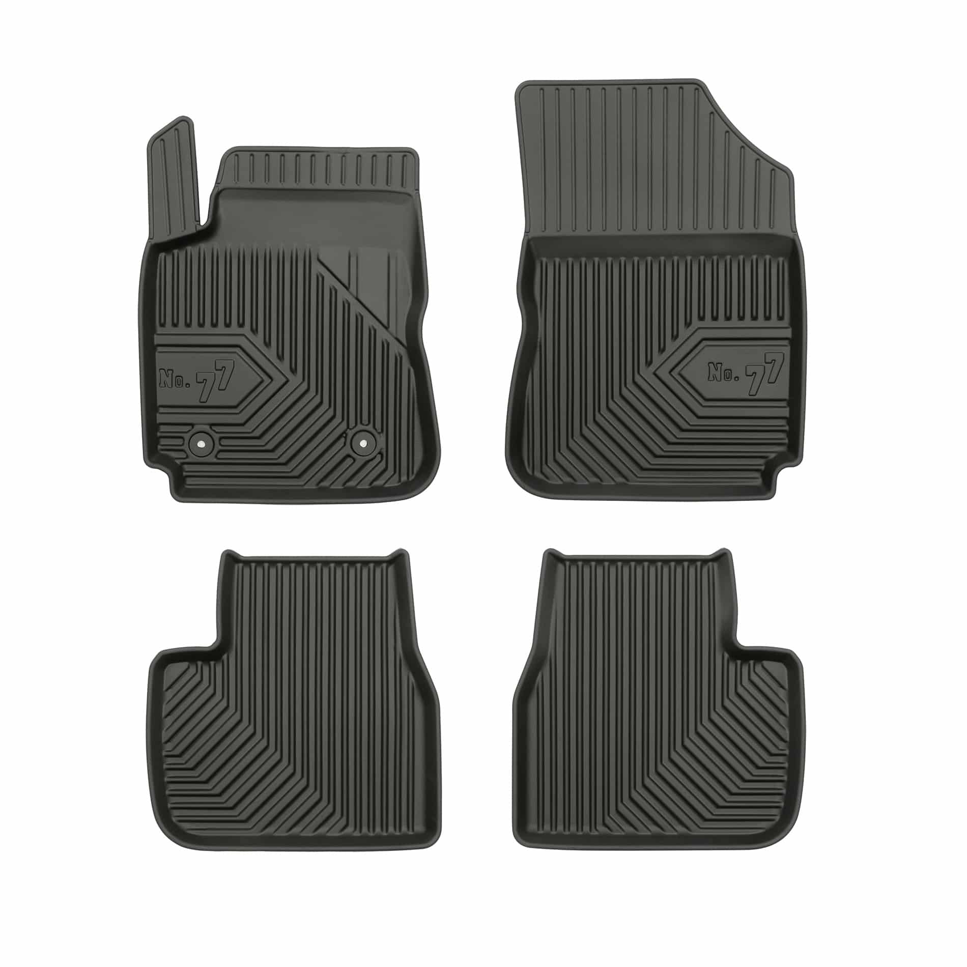 PACK 4 TAPETES BORRACHA NO.77 CITROEN C4 CACTUS 2014-2020