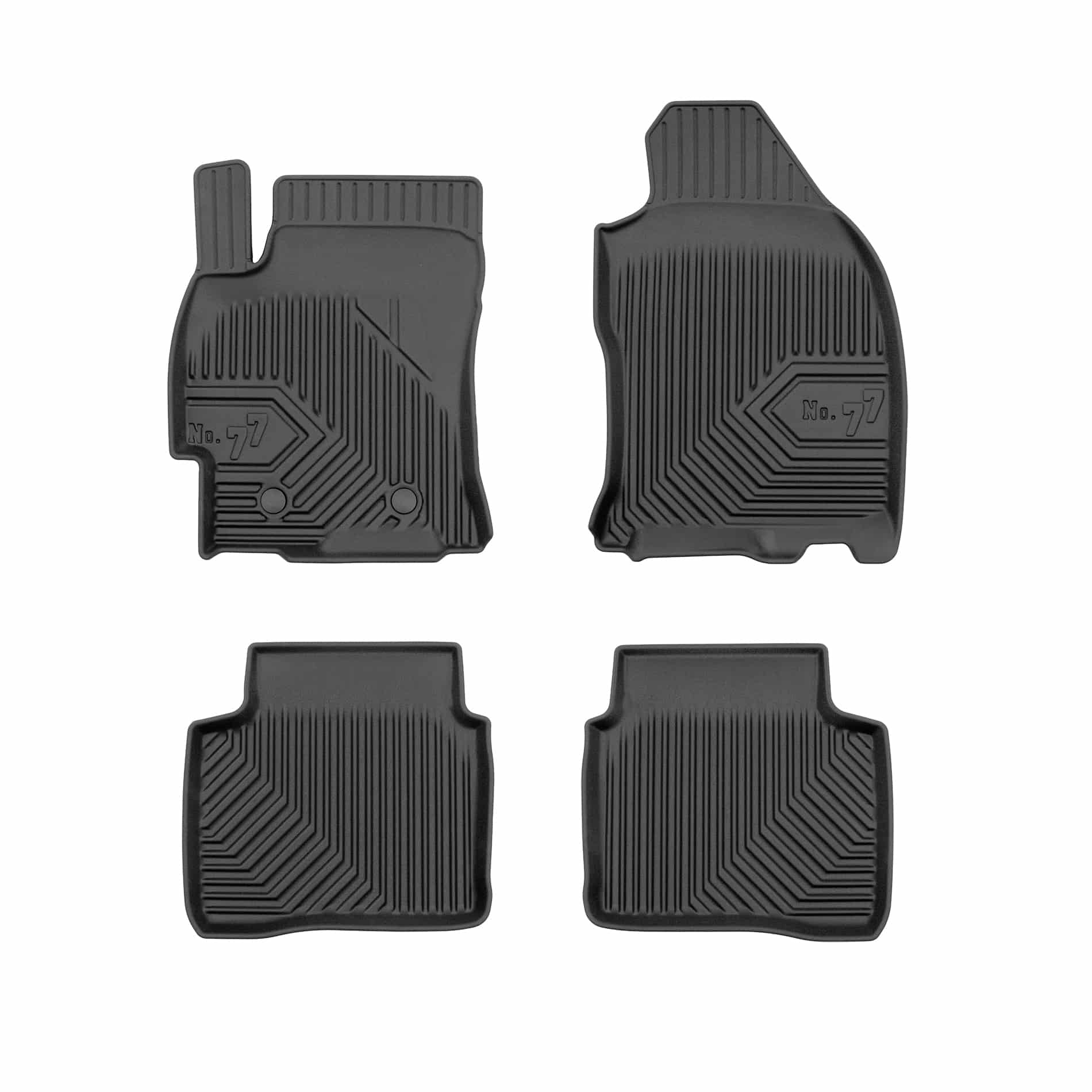 PACK 4 TAPETES BORRACHA NO.77 FORD MONDEO III 2000-2007