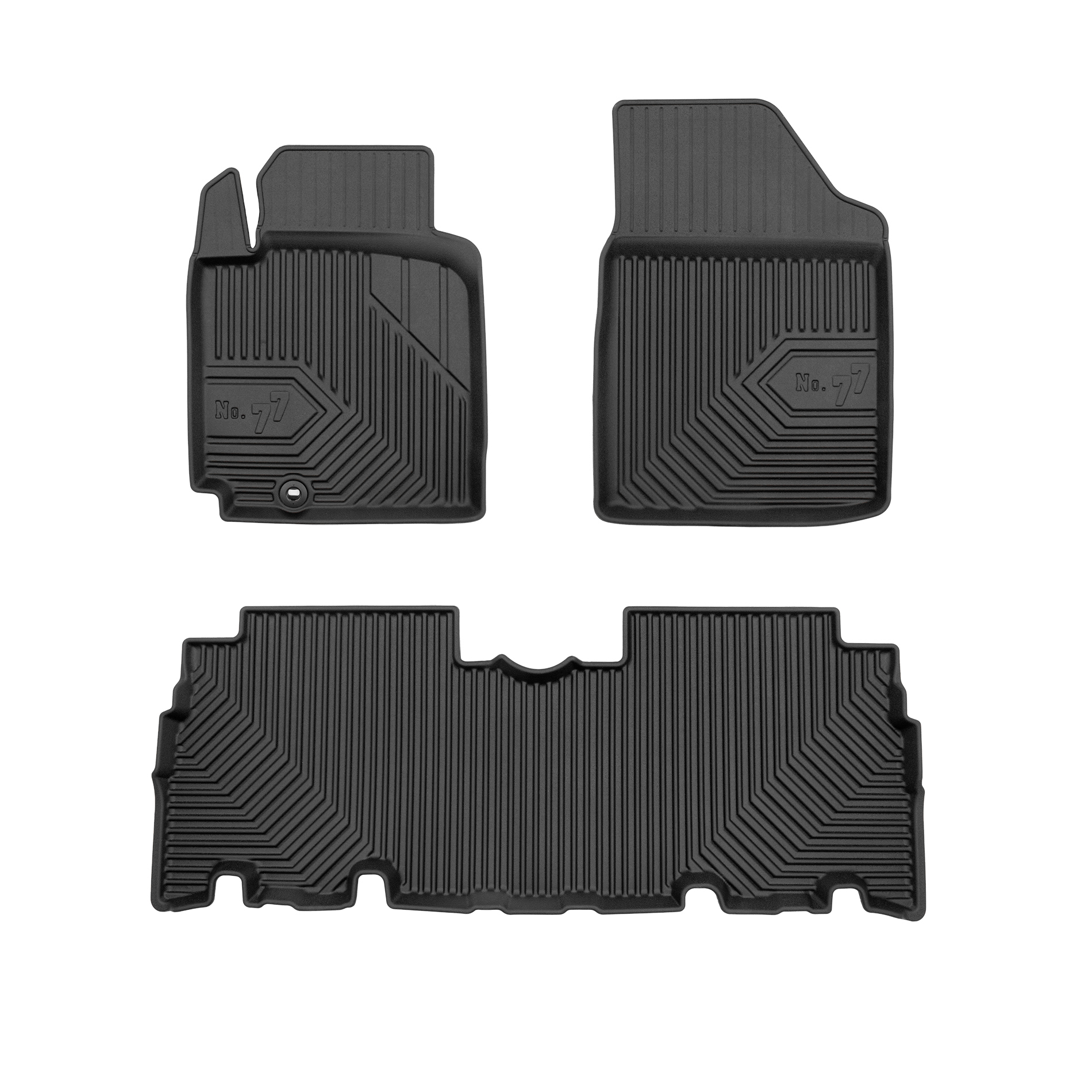 PACK 3 TAPETES BORRACHA NO.77 TOYOTA YARIS VERSO 1999-2005