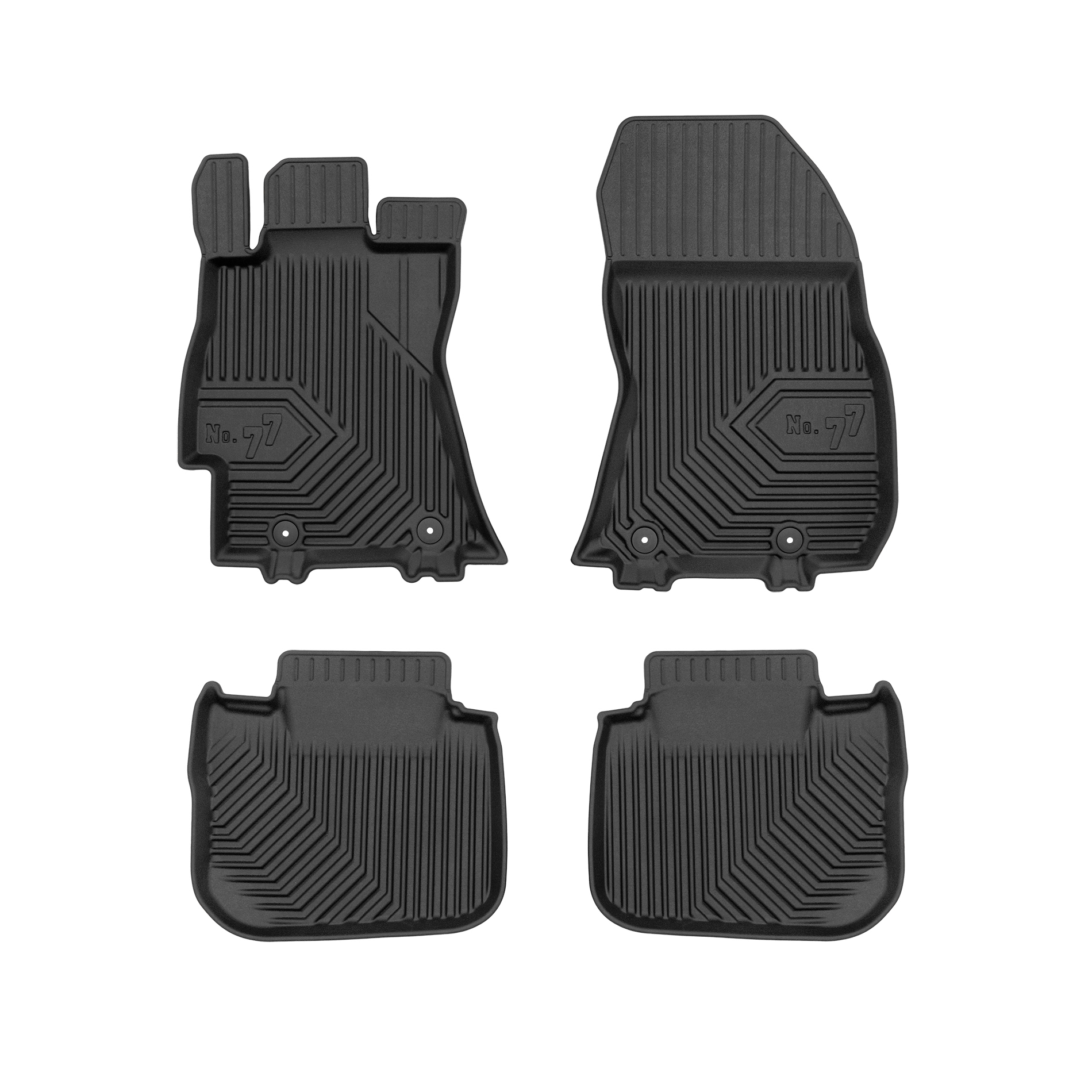 PACK 4 TAPETES BORRACHA NO.77 Subaru Legacy V 2009-2014