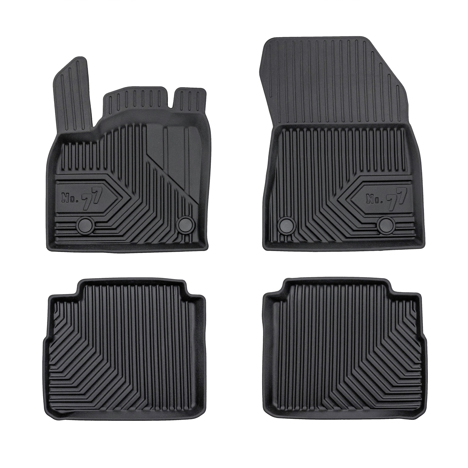 PACK 4 TAPETES BORRACHA NO.77 NISSAN X-TRAIL IV 2021->