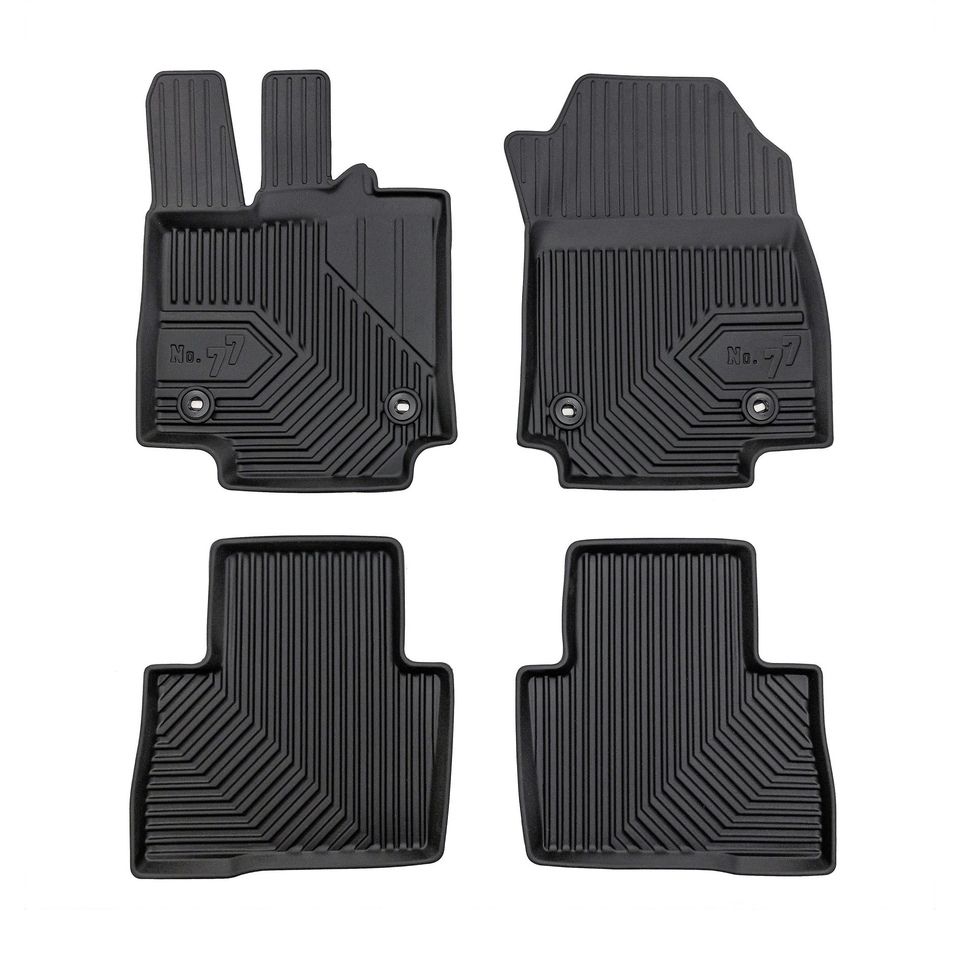 PACK 4 TAPETES BORRACHA NO.77 LEXUS NX II 2021->