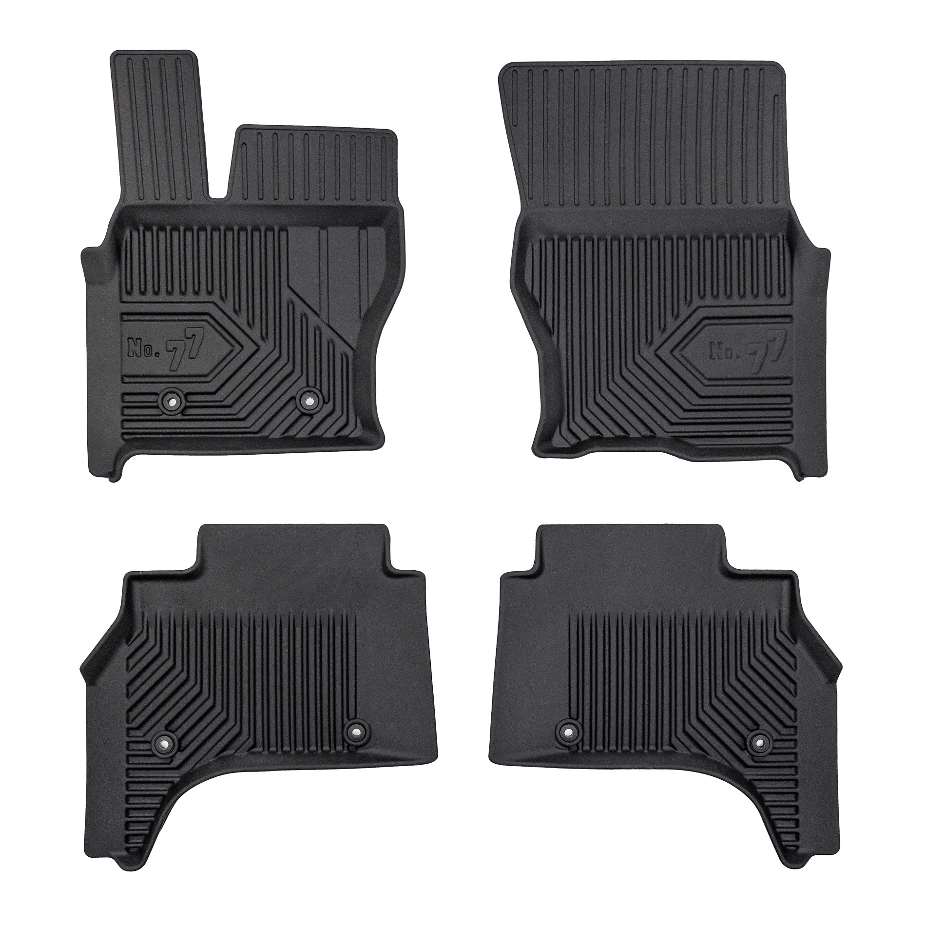 PACK 4 TAPETES BORRACHA NO.77 LAND ROVER RANGE ROVER SPORT II 2013-2022