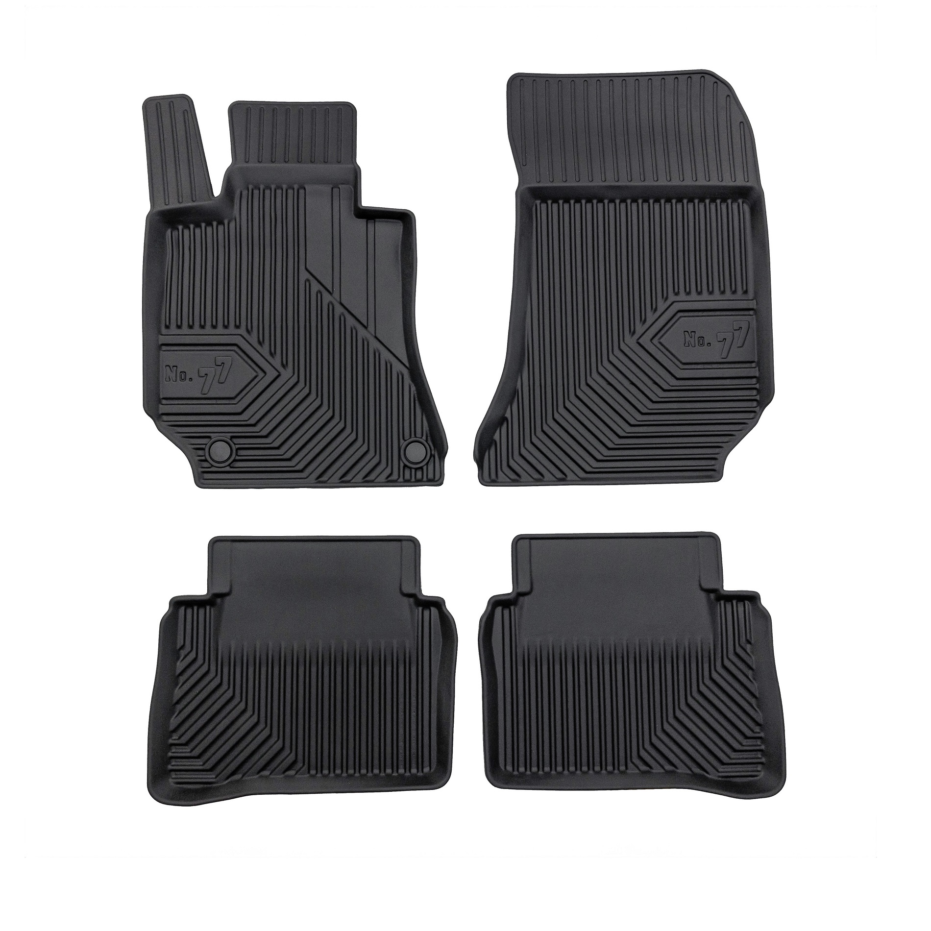 PACK 4 TAPETES BORRACHA NO.77 MERCEDES-BENZ CLASSE E W212 2009-2016