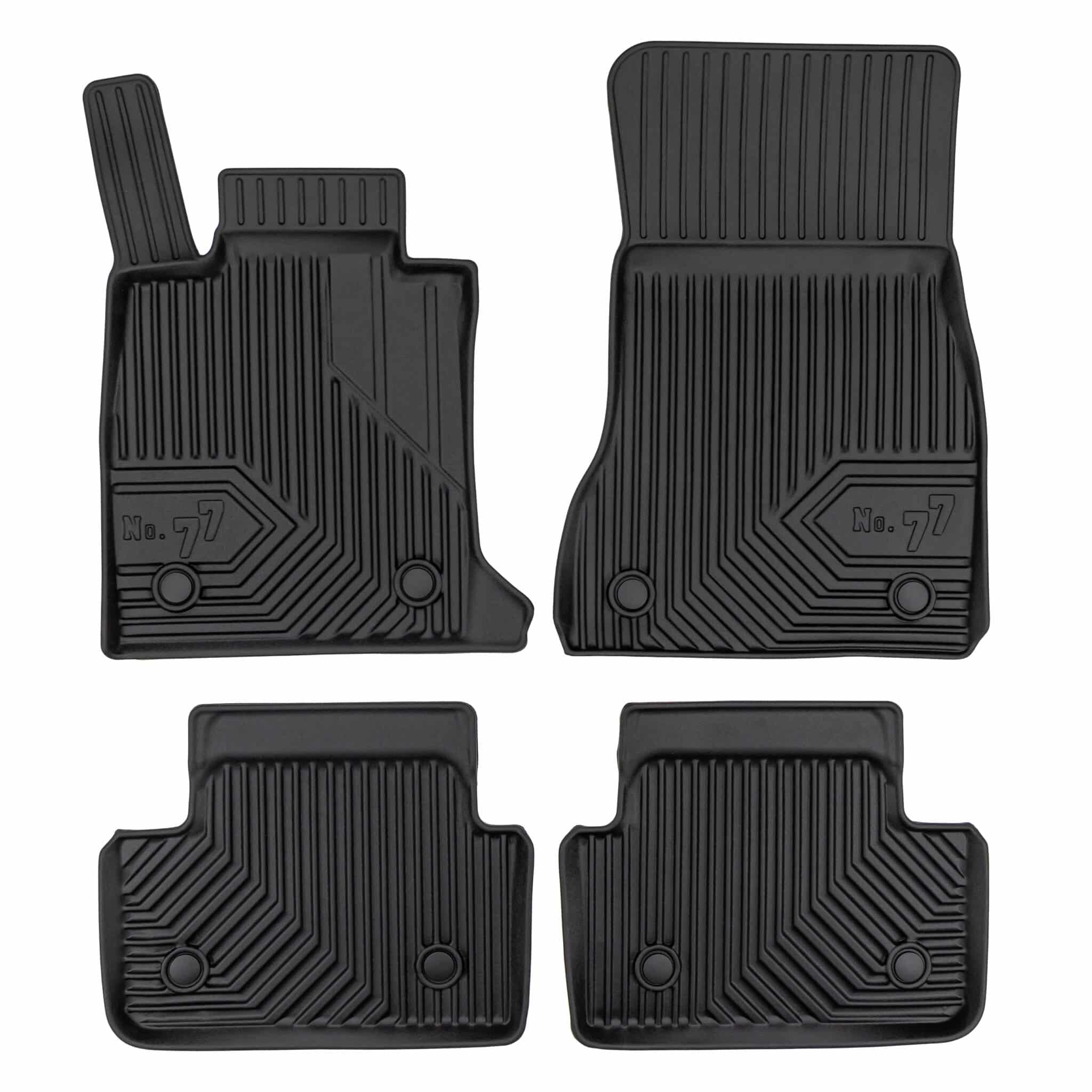 PACK 4 TAPETES BORRACHA NO.77 BMW Série 5 G60 SEDAN 2023->